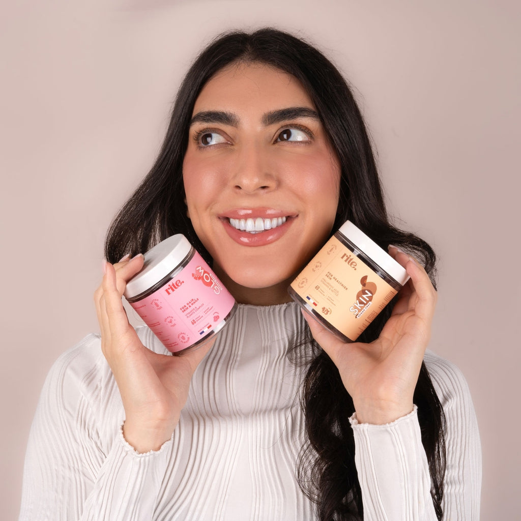 GLOW & SKIN GUMMIES support clear skin, hormonal health, and daily wellness with essential nutrients