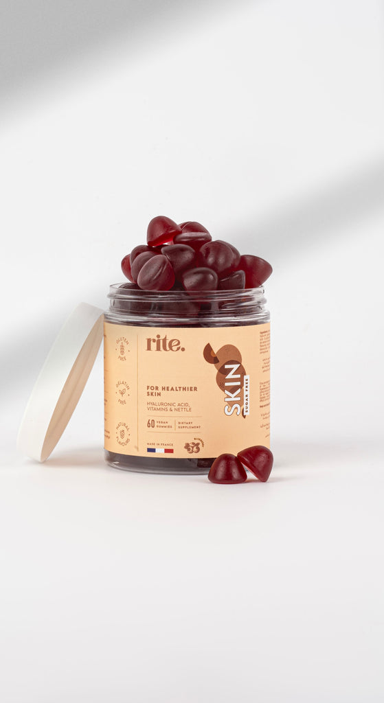 SKIN GUMMIES with hyaluronic acid to support glowing, healthy & radiant skin from within, naturally