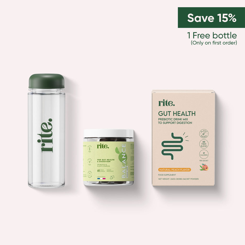 GUT HEALTH Ritual Pack | Prebiotic Drink & Probiotic Gummies – RITE.®