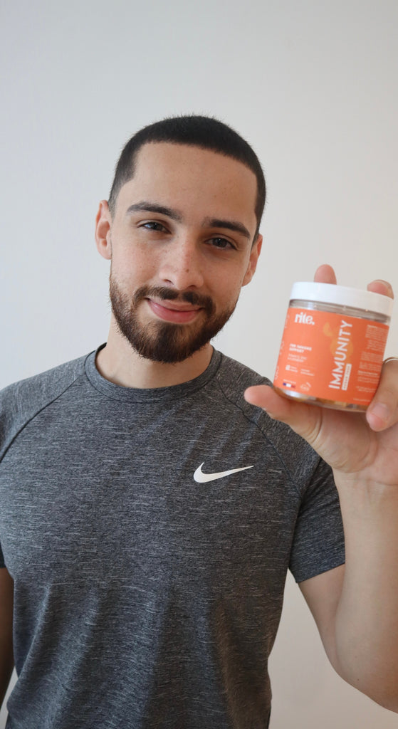 IMMUNITY GUMMIES to support immune health, enriched with Vitamin D and Zinc for daily defense and overall wellness support.